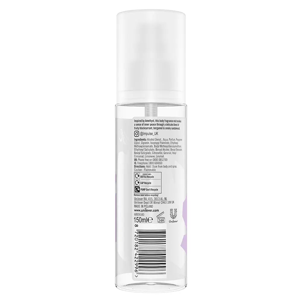 Impulse Inner Peace Amethyst Body Mist
