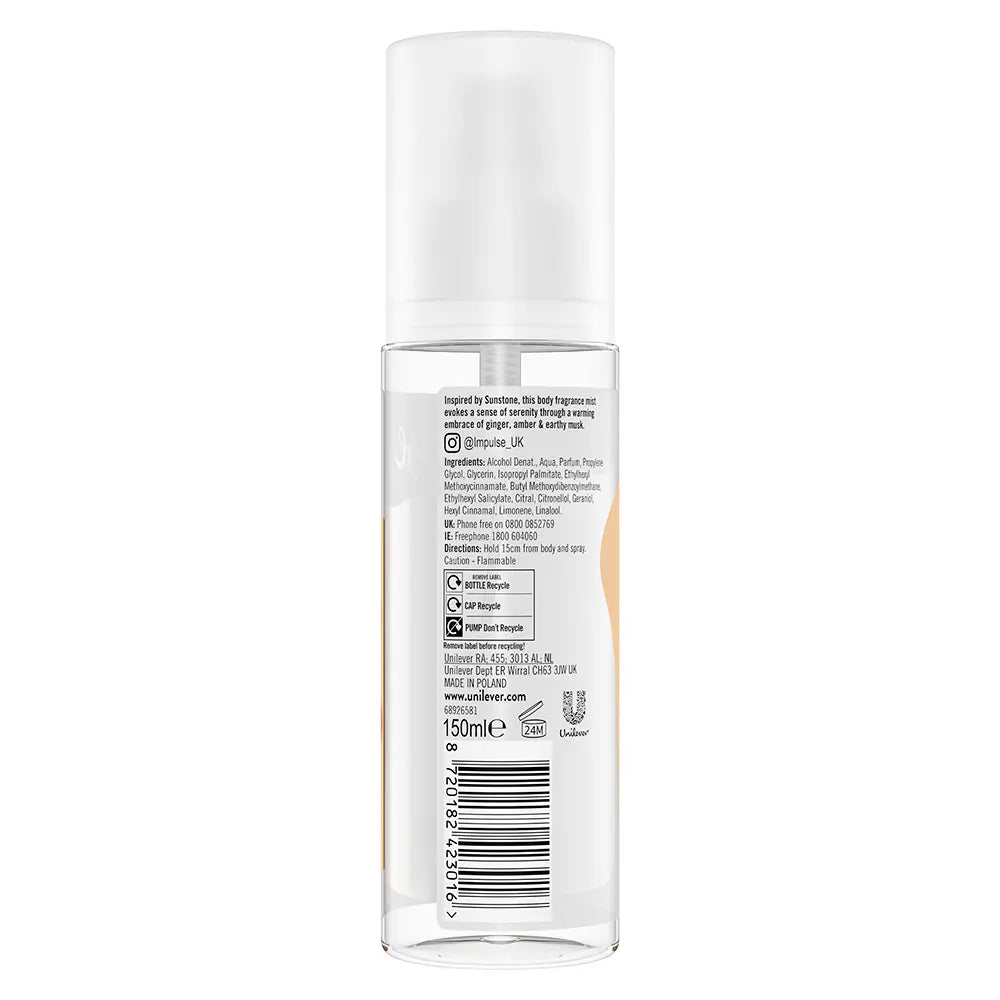 Impulse Serenity Sunstone Body Mist